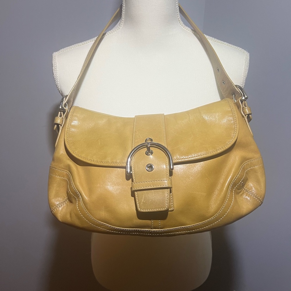 Coach Tan Leather Bag